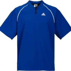 Adidas Men's Triple Stripe Short Sleeve Batting Jacket