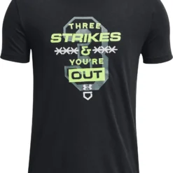 Under Armour Boys' Three Strikes Baseball T-Shirt