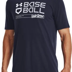 Under Armour Men's Wordmark Baseball Short Sleeve T-Shirt